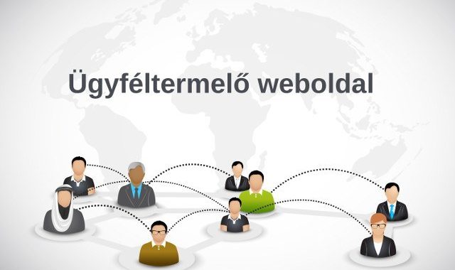 Ügyféltermelő weboldal
