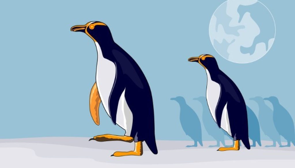folyamatos pingvin futás
