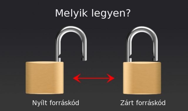 nyílt vagy zárt forráskód