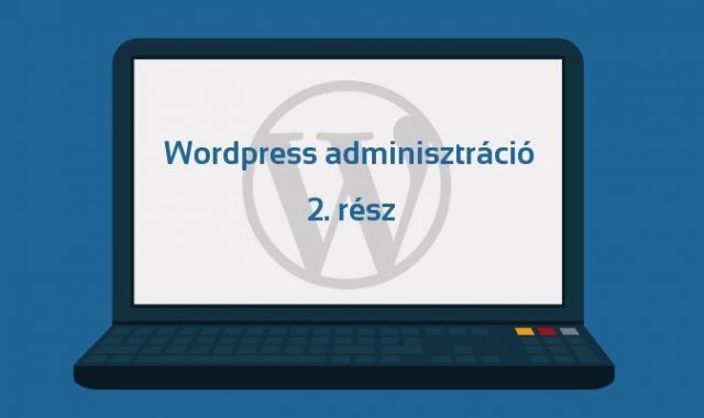 WordPress adminisztráció