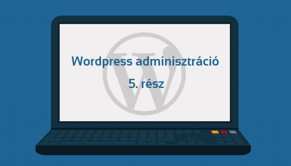 WordPress adminisztráció