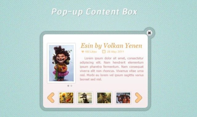 popup ablakok